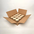 Dulceria Candle Supply 12 oz Serafina 12-Pack Shipping Box for candles available from Flush Packaging