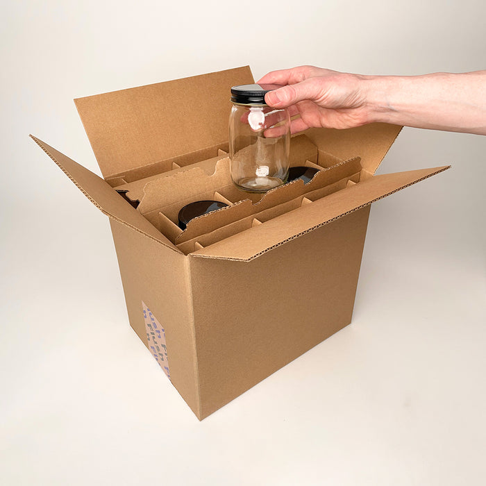 16 oz Canning Jar 12-Pack Shipping Box unboxing 4
