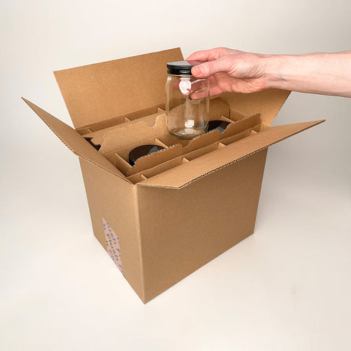 16 oz Canning Jar 12-Pack Shipping Box unboxing 4