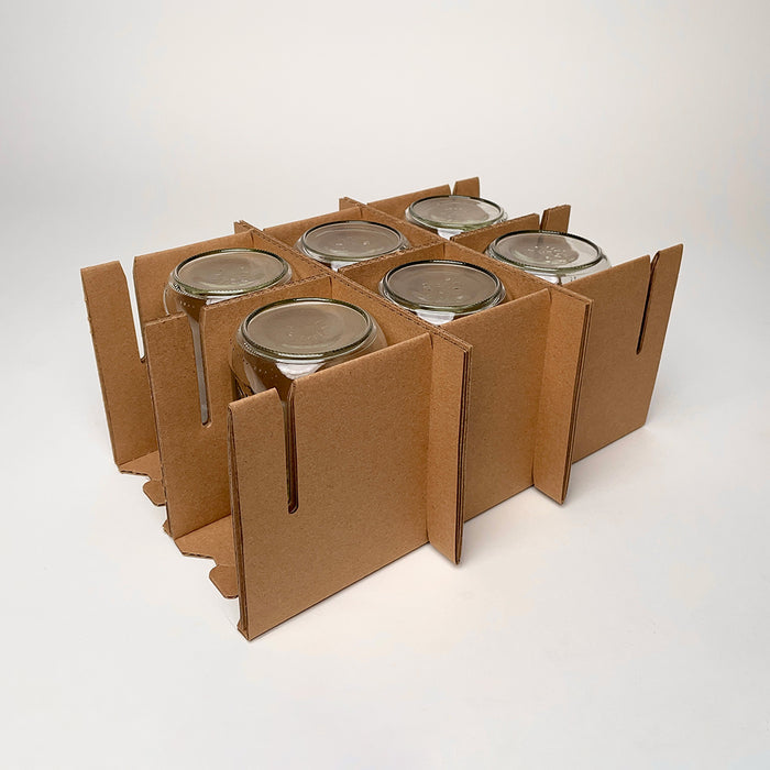 16 oz Canning Jar 12-Pack Shipping Box assembly 2
