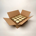 CandleScience 16 oz Large Salsa Jar 12-Pack Shipping Box available from Flush Packaging