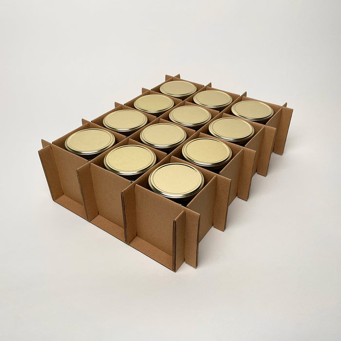 CandleScience 16 oz Large Salsa Jar 12-Pack Shipping Box assembly 1