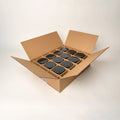 16 oz Straight Sided Glass Tall Jar 12-Pack Shipping Box available from Flush Packaging