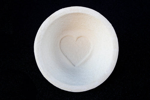 500g - 750g Round Banneton - Heart Pattern