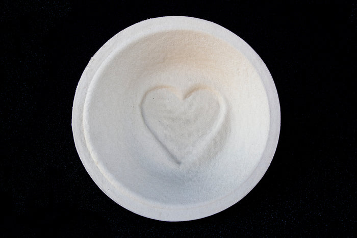 750g - 1kg Round Banneton - Heart Pattern