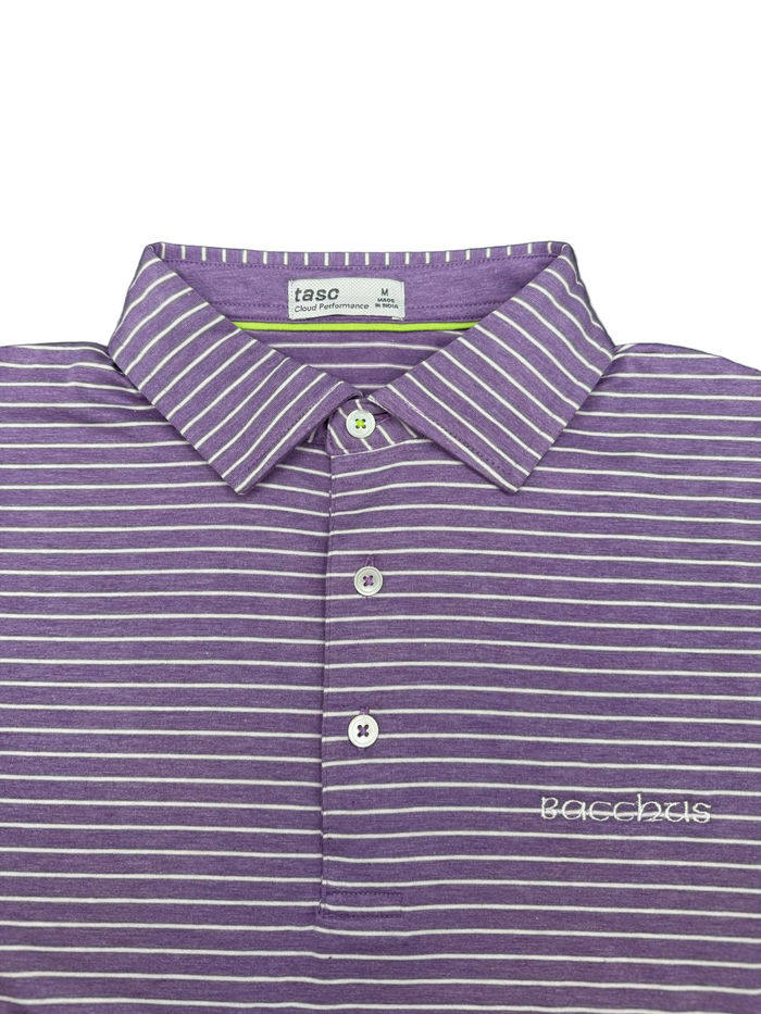Tasc Cloud Polo Shirt Brookline Stipe
