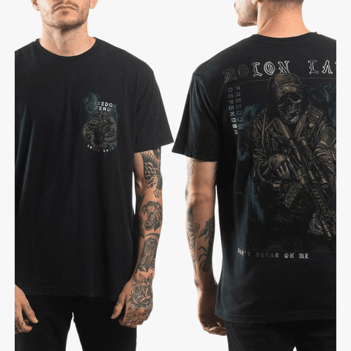 Affliction Mens Smoke Screen Short Sleeve Tee Black Lava Affliction