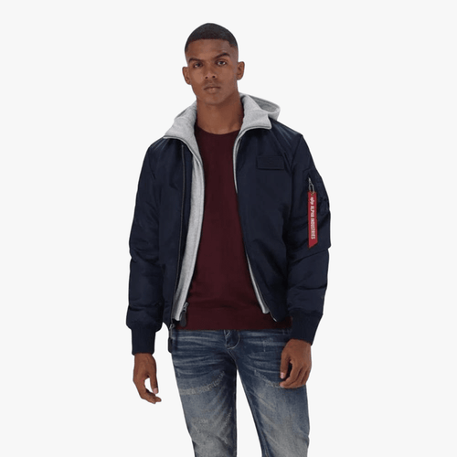 Alpha Industries Ma 1 Dtec Jacket Rep Blue Grey | Alpha