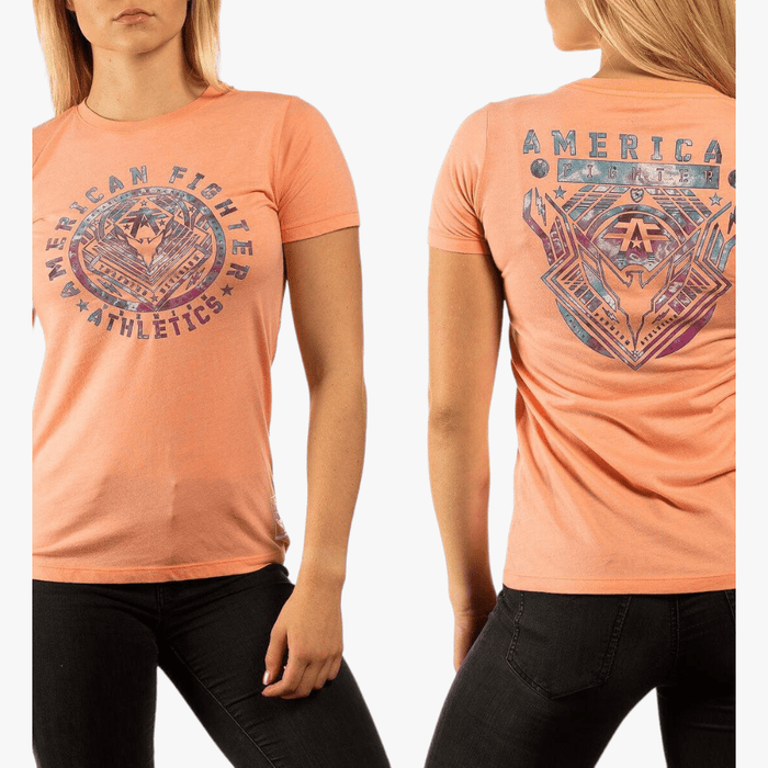 American Fighter Womens Glasco Short Sleeve Tee Desert Flower Affliction