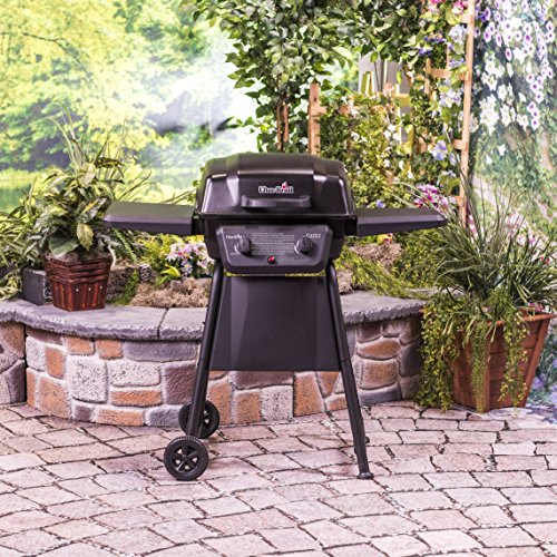 American Gourmet 467730217 Classic 280 2-Burner Liquid Propane Gas Grill, No Side, Black