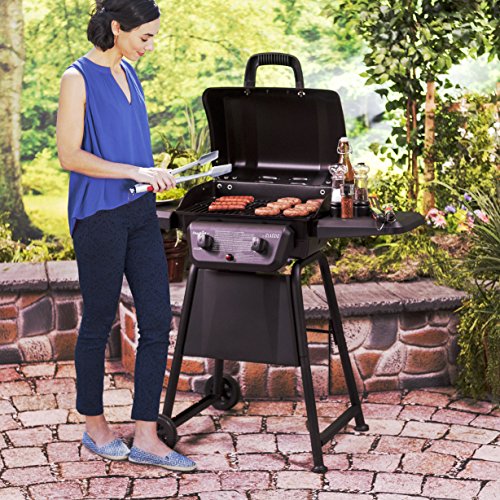 American Gourmet 467730217 Classic 280 2-Burner Liquid Propane Gas Grill, No Side, Black