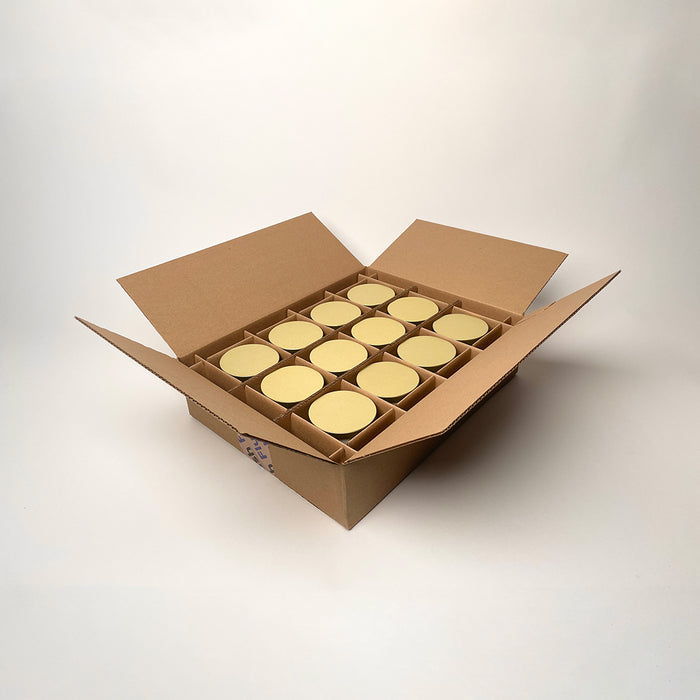 CandleScience Astra Tumbler 12-Pack Shipping Box for candles available from Flush Packaging