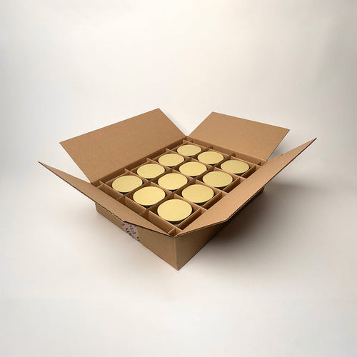 CandleScience Astra Tumbler 12-Pack Shipping Box for candles available from Flush Packaging