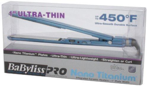 BaBylissPRO Nano Titanium 1" Ultra-Thin Straightening Iron