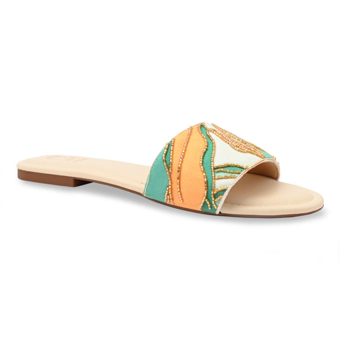 Beaded Bloom Flats