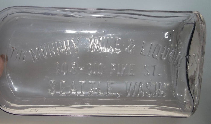 Beautiful Violet Murphy Wine & Liquor Co. Bottle From Seattle Washington