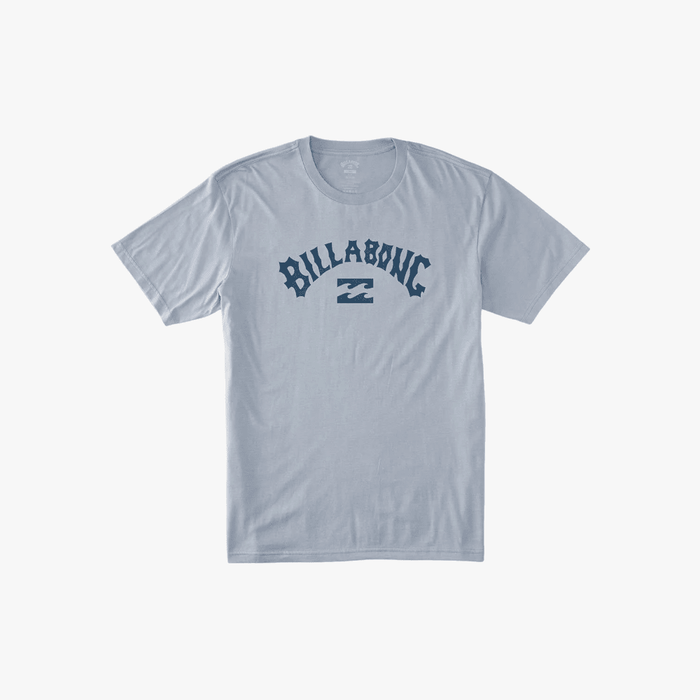 Billabong Boys Arch Wave Short Sleeve Tee Washed Blue Billabong
