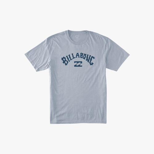 Billabong Boys Arch Wave Short Sleeve Tee Washed Blue Billabong