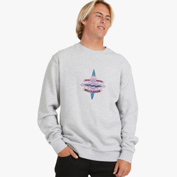 Billabong Boys Core Diamond Crew Sweater Grey | Billabong
