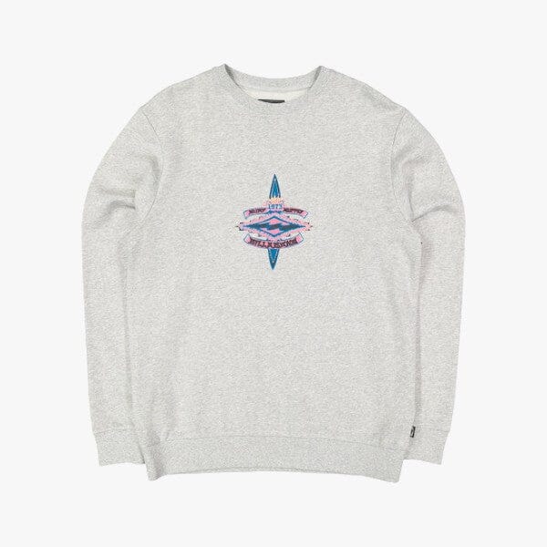 Billabong Boys Core Diamond Crew Sweater Grey | Billabong