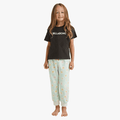 Billabong Girls Dancer Short Sleeve Tee Washed Black Billabong