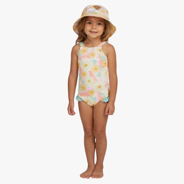 Billabong Girls Sweet Sunset One Piece Swim Suit Salt Crystal | Billabong
