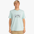 Billabong Mens Arch Short Sleeve Tee Seaglass | Billabong
