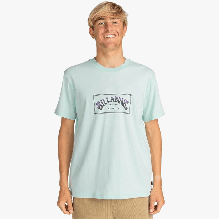Billabong Mens Arch Short Sleeve Tee Seaglass | Billabong