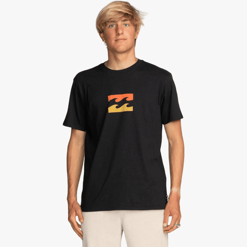 Billabong Mens Team Wave Short Sleeve Tee Black | Billabong