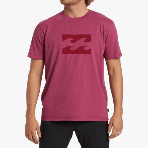 Billabong Mens Team Wave Short Sleeve Tee Slate Blue | Billabong