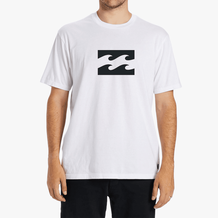 Billabong Mens Team Wave Short Sleeve Tee White Billabong