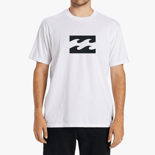Billabong Mens Team Wave Short Sleeve Tee White Billabong