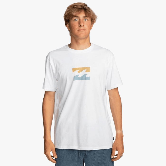 Billabong Mens Team Wave Short Sleeve Tee White | Billabong