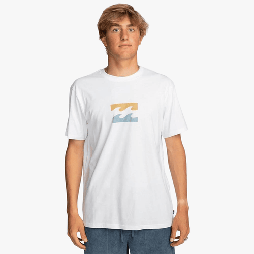 Billabong Mens Team Wave Short Sleeve Tee White | Billabong