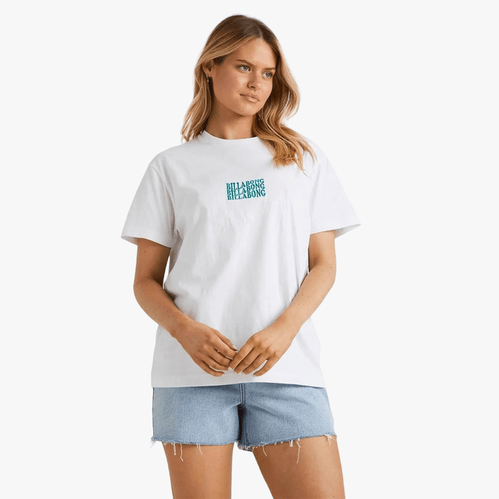 Billabong Womens Surf High Short Sleeve Tee White | Billabong