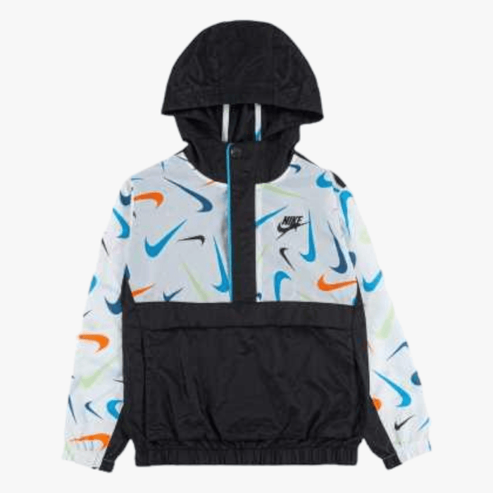 Nike Boys Anorak Aop Jacket Black Nike