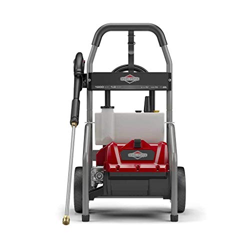 Briggs & Stratton 20680 Electric Pressure Washer, 1800 PSI, 1.2 GPM, Red/Gray/Titanium