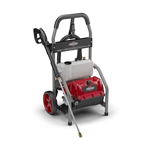 Briggs & Stratton 20680 Electric Pressure Washer, 1800 PSI, 1.2 GPM, Red/Gray/Titanium