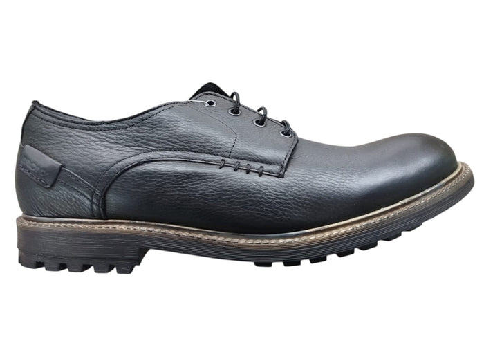 Bronx Mens Sasso Blk Natan Lace Up Shoe | Bronx