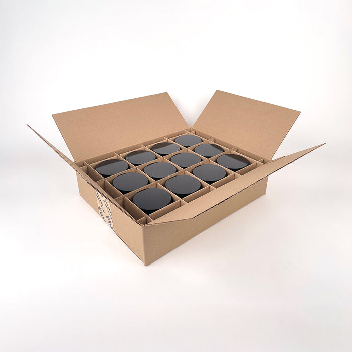 CandleScience Bubble Tumbler 12-Pack Shipping box for bulk candle shipping available from Flush Packaging