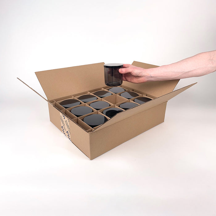 CandleScience Bubble Tumbler 12-Pack Shipping box for bulk candle shipping unboxing