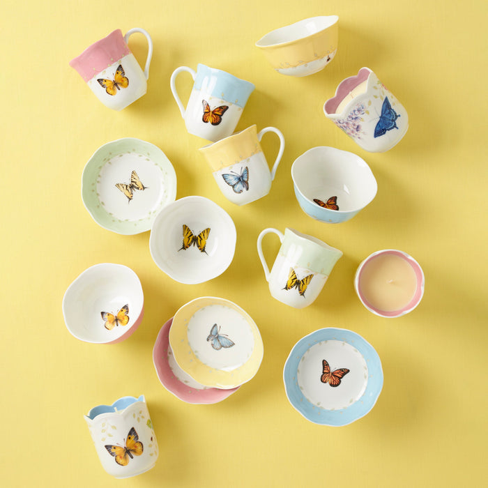 Butterfly Meadow Colors 4-Piece Dessert Bowl Set