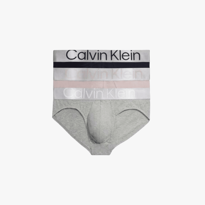 Calvin Klein Mens Steel Cotton Hipster Briefs 3 Pack | Calvin Klein
