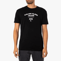 Calvin Klein Mens Varsity Patch Short Sleeve Tee Black | Calvin Klein