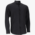 Carducci Mens Leonardo Formal Long Sleeve Shirt Black Carducci
