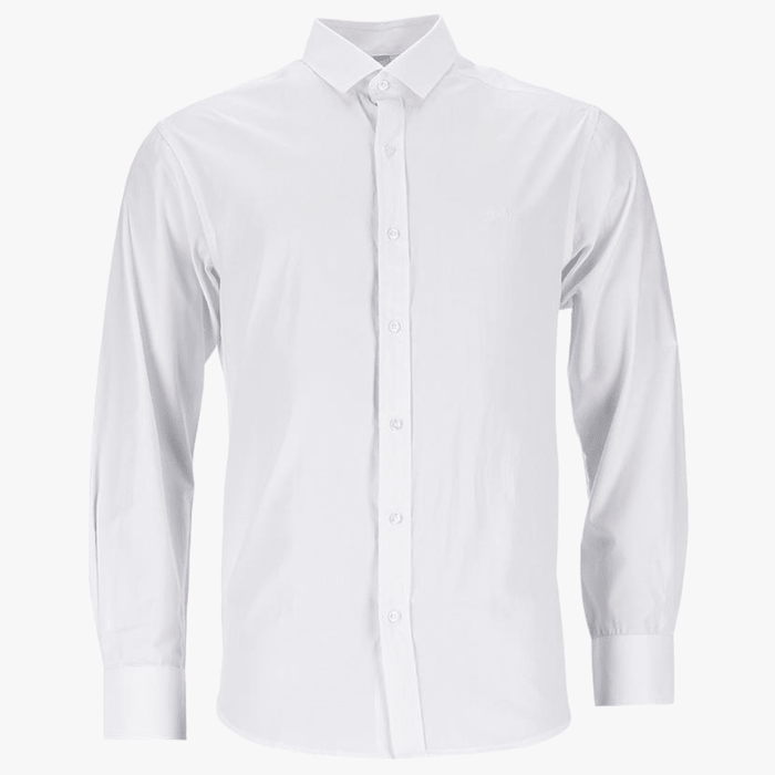 Carducci Mens Leonardo Formal Long Sleeve Shirt White Carducci
