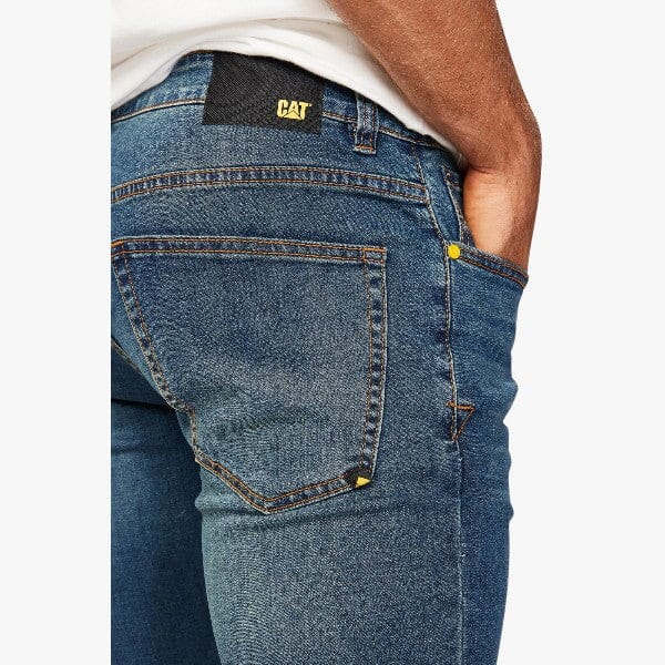 Cat Men's Ninety Eight Slim Fit Jean Light Stonewash | Caterpillar