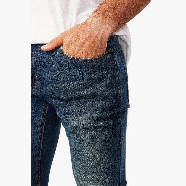 Cat Men's Ninety Eight Slim Fit Jean Light Stonewash | Caterpillar