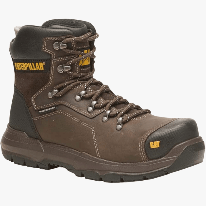 Caterpillar Mens Diagnostic 2.0 St S3 Wr Hro Sr / En/Steel Toe Boot Dark Coffee | Caterpillar