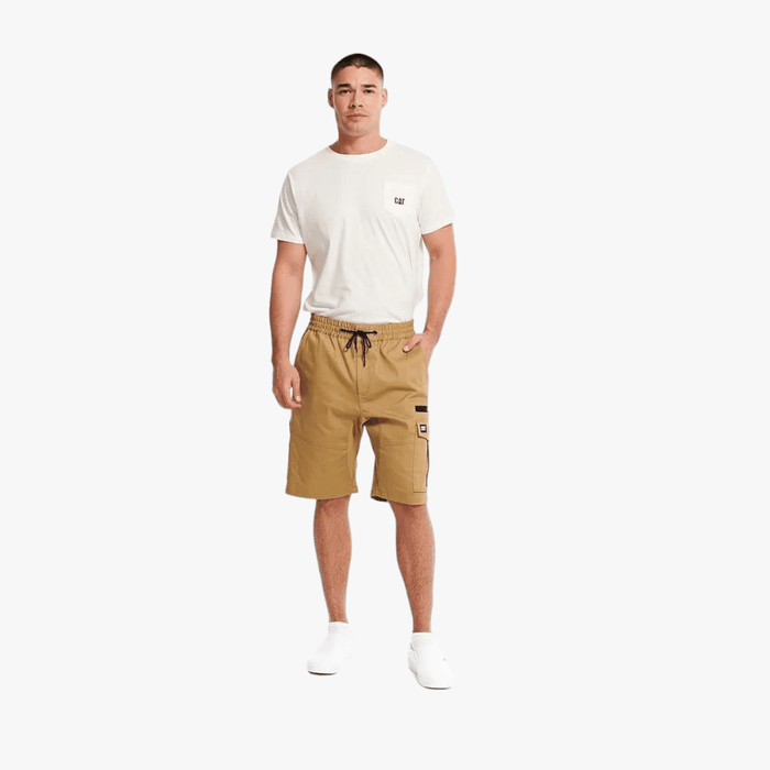 Caterpillar Mens Foundation Cargo Shorts Kelp | Caterpillar